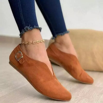 Γυναικείες μπαλαρίνες για υπαίθριο χώρο Casual Pointe Κομψές, ροζ ξυπόλητες γόβες Zapatos De Mujer