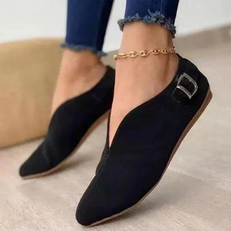 Sieviešu baleta dzīvokļi brīvā dabā, ikdienišķs Pointe Wear Eleganti ikdienas rozā papēži basām kājām Zapatos De Mujer