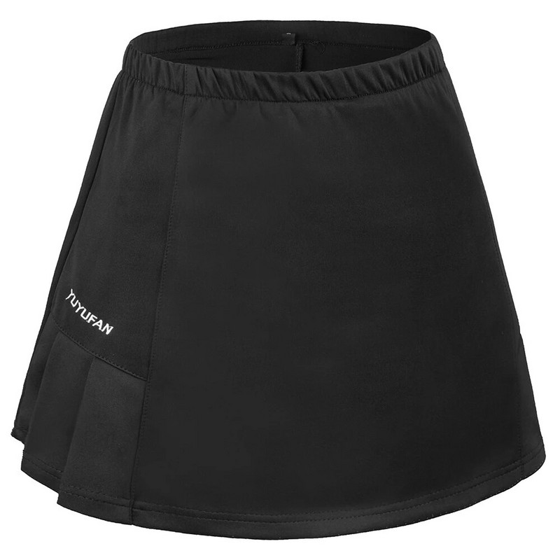 Divi vienā sieviešu tenisa svārki ātri nožūst, elpojoši trenažieru zāles fitnesa skriešanas jogas skriešanas šorti āra golfa badmintona svārki