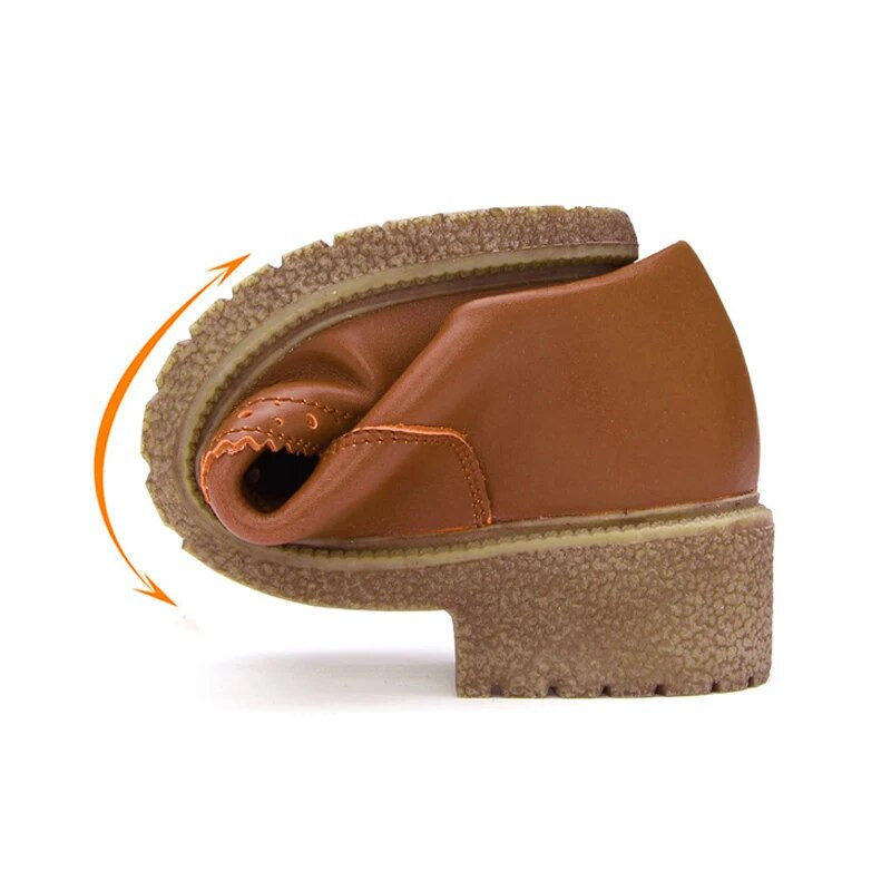 EOFK moteriški „Brogue“ batai „Brogue“ moteriški batai moteriški rudeniniai pavasario moteriški „Oxfords“  juodi plokščiapadžiai ofiso batai „Derby“