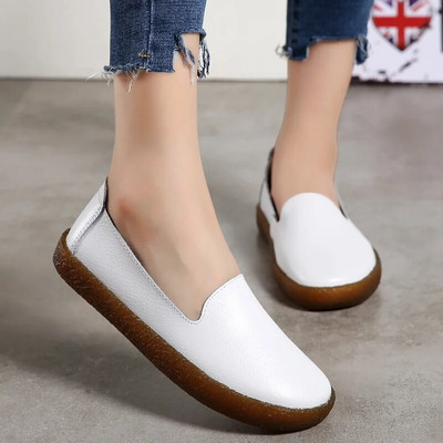 Φθινοπωρινά Flats Γυναικεία Παπούτσια Loafers  Γυναικεία Flats Slip On Γυναικεία Loafers Γυναικεία παπούτσια μοκασίνια Plus Size 35-43