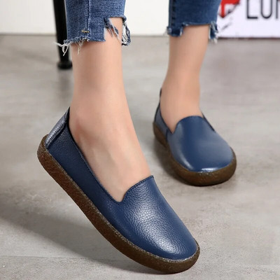 Φθινοπωρινά Flats Γυναικεία Παπούτσια Loafers  Γυναικεία Flats Slip On Γυναικεία Loafers Γυναικεία παπούτσια μοκασίνια Plus Size 35-43