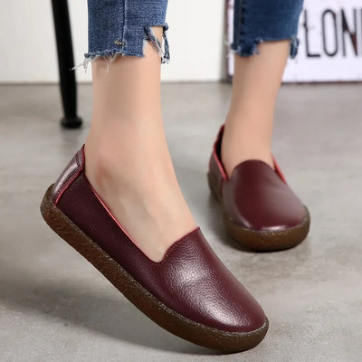Φθινοπωρινά Flats Γυναικεία Παπούτσια Loafers  Γυναικεία Flats Slip On Γυναικεία Loafers Γυναικεία παπούτσια μοκασίνια Plus Size 35-43