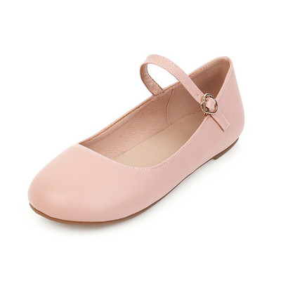 Γυναικεία Flat Mary Janes Παπούτσια μπαλέτου με στρογγυλά δάχτυλα 2023 Μόδα με στρογγυλή πόρπη Γυναικεία παπούτσια για βάρκα Zapatos Mujer