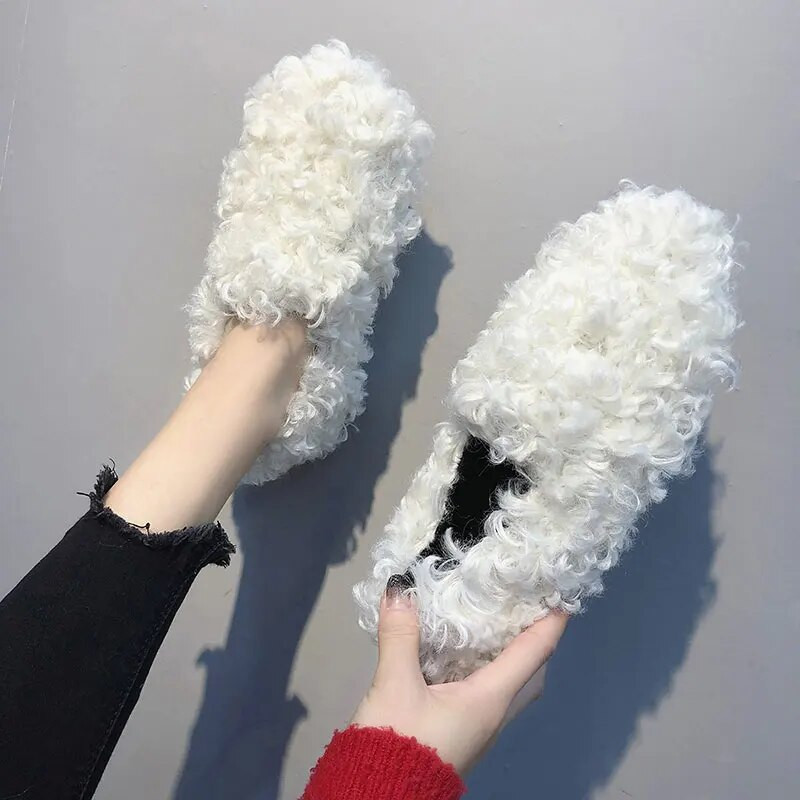 Jauni sieviešu plīša apavi rudens ziemas āra apavi Modes sieviešu neslīdoši ikdienas apavi 35-40