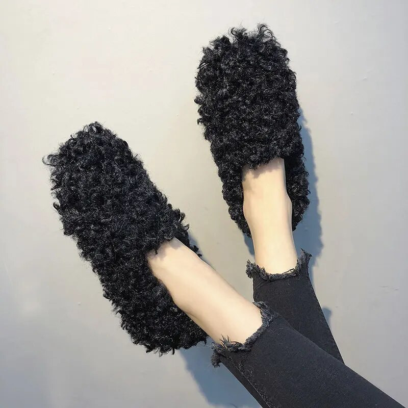 Jauni sieviešu plīša apavi rudens ziemas āra apavi Modes sieviešu neslīdoši ikdienas apavi 35-40