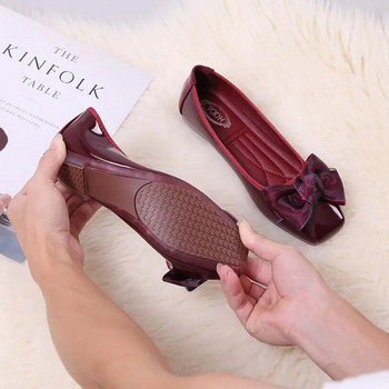 Нови дамски обувки за 2022 г. Балетни апартаменти Обувки-лодка Дамски приплъзващи парти Сватба Елегантен блясък Най-продавани Класика Мода Качество