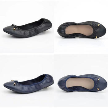 Flats γυναικεία παπούτσια Ελαφριά γυναικεία δερμάτινα παπούτσια 2023 Slip on Shallow Female Loafers Παπούτσια μπαλέτου Zapatos Para Damas En Oferta