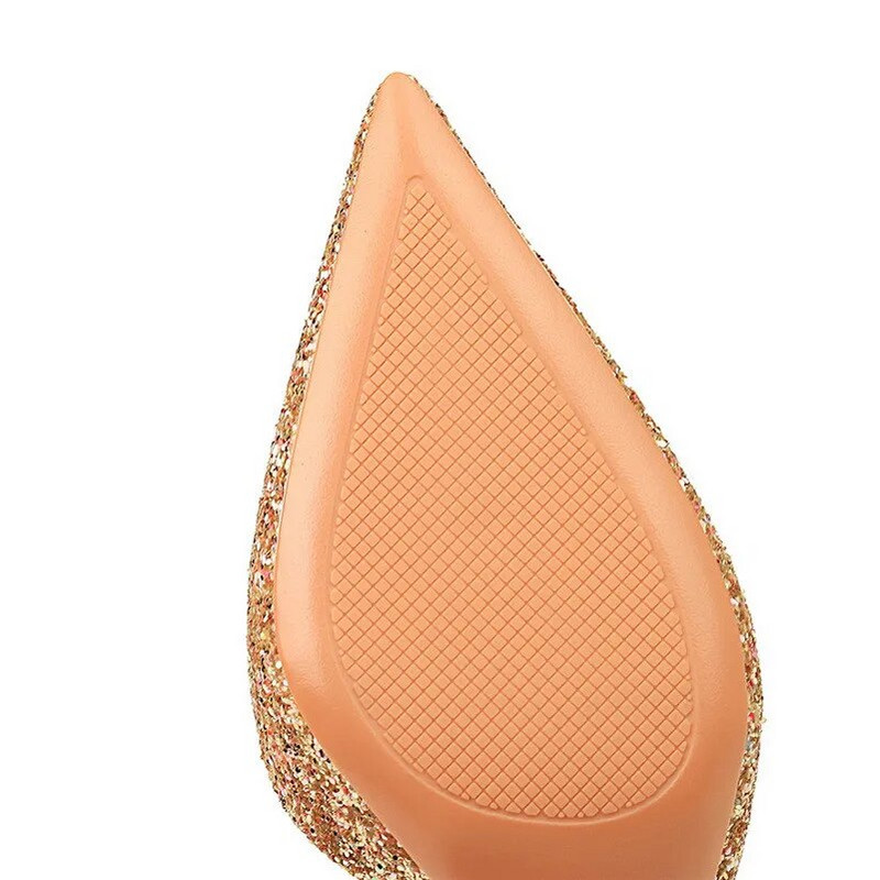 Sieviešu 7 cm 10,5 cm īpaši augstpapēžu kurpes, zila zelta pumpas Sexy sequins Bling zempapēžu kurpes Lady Scarpins Luksusa stiletto Sparkly ballīšu apavi