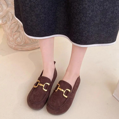 Γυναικεία ίσια παπούτσια 2023 Casual fashion slip-on μπαλαρίνα Γυναικεία φλατ λουστρίνια Loafers Γυναικεία άνοιξη φθινόπωρο γυναικεία υποδήματα Νέα