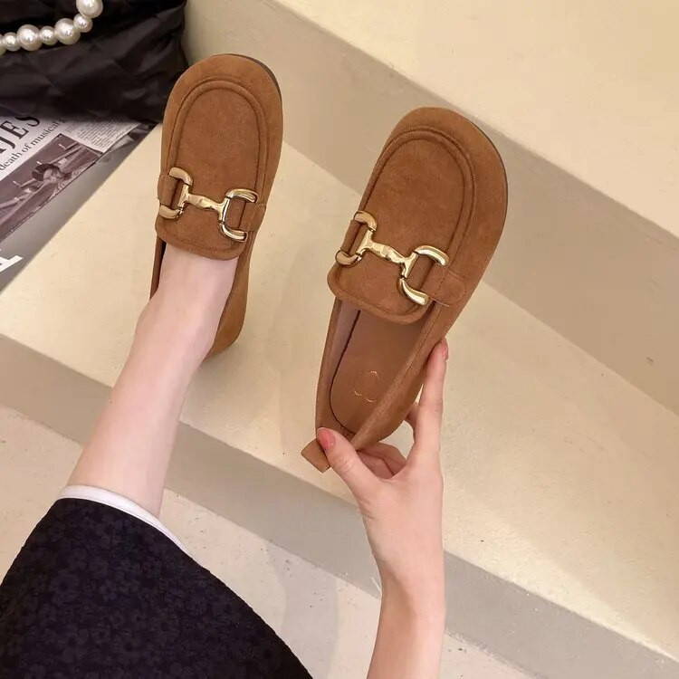 Sieviešu plakanie apavi 2023. gads. Ikdienišķa mode Pievelkamās balerīnas Sieviešu plakanās lakādas kurpes Sieviešu pavasara rudens dāmu apavi Jaunums