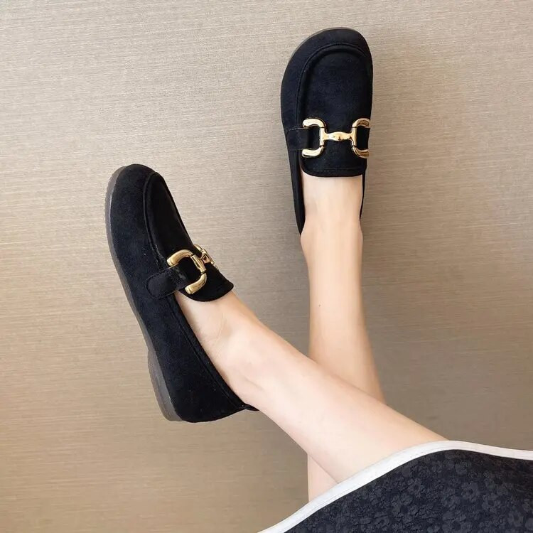 Sieviešu plakanie apavi 2023. gads. Ikdienišķa mode Pievelkamās balerīnas Sieviešu plakanās lakādas kurpes Sieviešu pavasara rudens dāmu apavi Jaunums