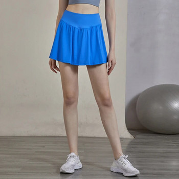 Γυναικείες φούστες τένις γκολφ Αθλητικές πλισέ φούστα Μόδα Σορτς γυμναστικής μπάντμιντον τρέξιμο κοντό αθλητικό σκόρτ προπόνησης