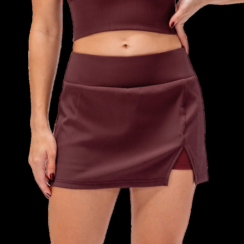 Droši tenisa svārki sporta zāle golfa skriešanas rievojums biksīšu svārki SEXY sieviešu sporta fitnesa šorti kabata ar augstu vidukli Skort modes svārki