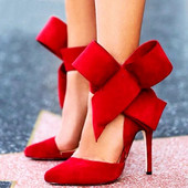 Comemore 2023 Stilettos Καλοκαιρινό Μεγάλο Μέγεθος 43 Φιόγκος Πολυτελή ψηλοτάκουνα πέδιλα Γυναικεία Μαύρα Κόκκινα Party Pumps Φόρεμα Γυναικεία παπούτσια Mules