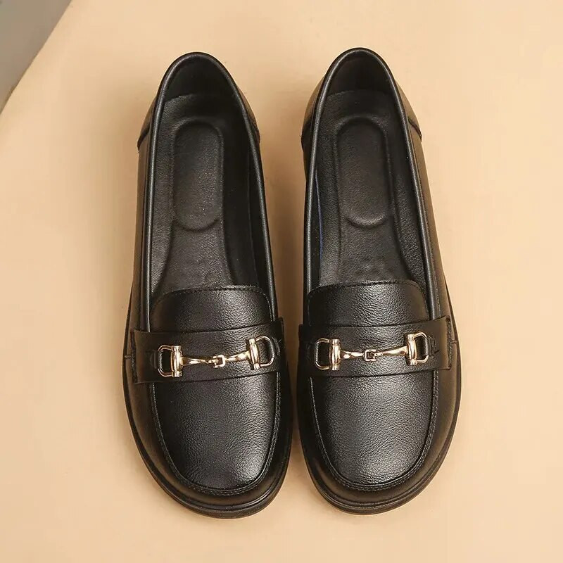 1. slāņa govsādas pavasara rudens stils Mammu apavi Mīkstas zoles vienas kurpes Ērtas pusmūža vecāka gadagājuma sieviešu darbs