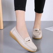 Γυναικεία Flats  Σλιπ σε Μοκασίνια Γυναικεία Loafers Άνοιξη Φθινόπωρο Mother Παπούτσια Casual Παπούτσια για Γυναίκα Plus Size 35-44