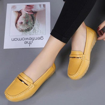 Дамски равни обувки Мокасини  Дамски мокасини Пролет Есен Майчински обувки Ежедневни обувки за жени Голям размер 35-44