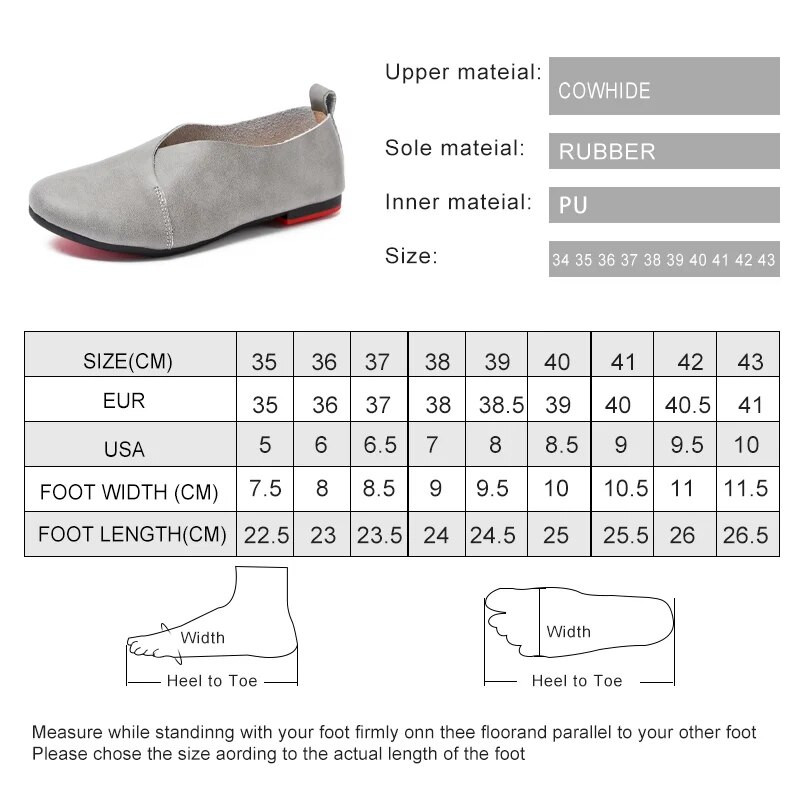 AIYUQI sieviešu apavi  2023. gada jauni plakani ērti, lieli 43 izmēra sieviešu apavi 7 krāsu, neslīdoši mātes apavi