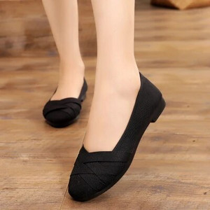 Comemore Moda pentru femei Pantofi confortabili din pânză plată pentru damă, primăvară, vară, pantofi pentru femei, pantofi pentru doamnă, pantofi cu toc mic, pantofi plate 41