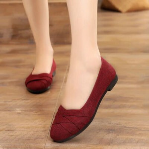 Comemore Moda pentru femei Pantofi confortabili din pânză plată pentru damă, primăvară, vară, pantofi pentru femei, pantofi pentru doamnă, pantofi cu toc mic, pantofi plate 41