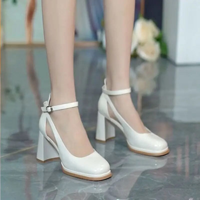 Γυναικεία παπούτσια Pumps Παπούτσια με τακούνι Wedge με Πλατφόρμα Αδιάβροχα Σανδάλια για Γυναικεία Ψηλοτάκουνα Χοντρό Καλοκαίρι 2023 Block Heel F