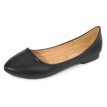 Елегантни дамски обувки с равни пръсти с остри пръсти Дамски помпи Удобни работни и кариерни партита Обувки за открито без приплъзване Налични 4 цвята