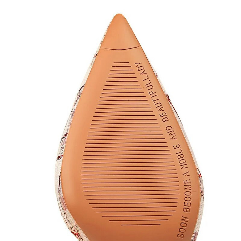 Jauni sieviešu 10,5 cm augstpapēžu kurpes Pumpas Sieviešu Stripper Stiletto Purpura auduma Scarpins Kāzu Papēži Catwalk Naktskluba ballīte Seksīgas kurpes