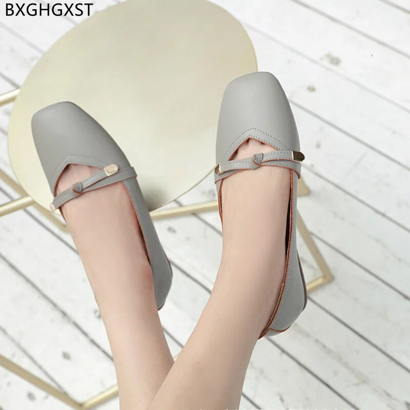 Plakanie apavi sievietēm 2023. g. svārki Ādas ikdienas apavi Sieviešu melni apavi basām kājām Siev.