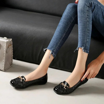 Wnfsy Γυναικεία Casual Παπούτσια Ανοιξιάτικη Μόδα Αντιολισθητικές μπαλαρίνες Flats Γυναικεία αναπνεύσιμο λουστρίνι Loafers με μαλακή σόλα Zapatillas