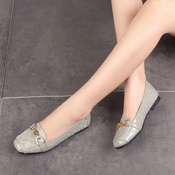 Wnfsy Дамски ежедневни обувки Пролетна мода Противохлъзгащи обувки тип балерина Дамски дишащи лачени обувки с мека подметка Мокасини Zapatillas