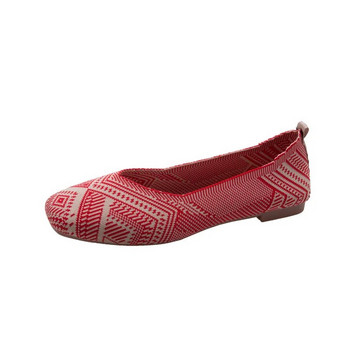 35-42 Γυναικεία φλατ παπούτσια Άνοιξη φθινόπωρο Γυναικεία διχτυωτά παπούτσια Mujer Loafers Slip-On με ριγέ μαλακό κάτω μέρος Zapatos αναπνεύσιμα υποδήματα 3