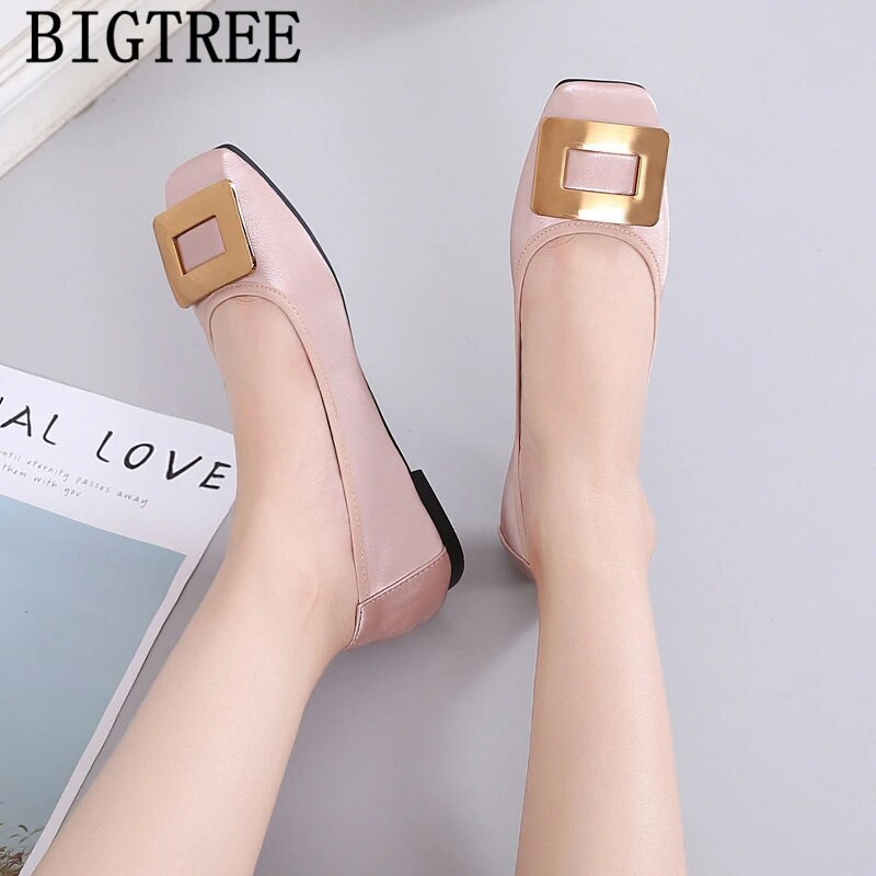 Modes Rozā kurpes Sievietēm Loafers Kurpes sievietēm Plakanie apavi Sieviešu Туфли На Платформе Dames Schoenen Осенняя Обувь Женская