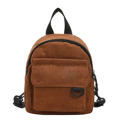 Mini rucsac pentru femei, la modă, de culoare uni, catifelat, mic, simplu, ocazional, de călătorie, de capacitate mare, durabil, pentru femei.
