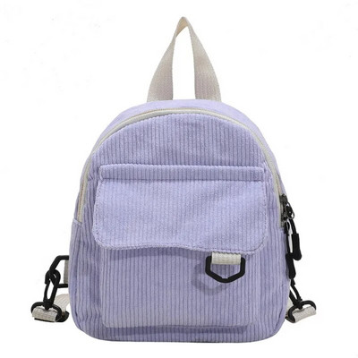 Mini rucsac pentru femei, la modă, de culoare uni, catifelat, mic, simplu, ocazional, de călătorie, de capacitate mare, durabil, pentru femei.