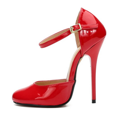 Hey Si Mey Ψηλοτάκουνα Pumps Μόδα Κόκκινο Μαύρο Τακούνι D`Orsay Γυναικείο Σανδάλι Μεγάλο Μέγεθος 45 48 Άνοιξη Καλοκαίρι Γραφείο Γυναικεία παπούτσια
