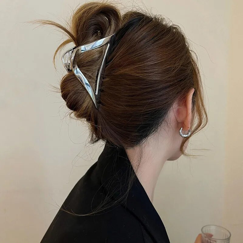 2023 Új divat Fém geometrikus hajkarmos kapcsok Divatos hajcsatok Hajbilincsek Hajtűk buli hajkiegészítők női fejfedőknek