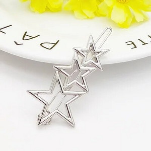 Moda multi-stil dragoste simplă clemă de păr ace din metal geometric din aliaj brățară de păr Moon hairgrip bareta fete accesoriu de păr pentru femei