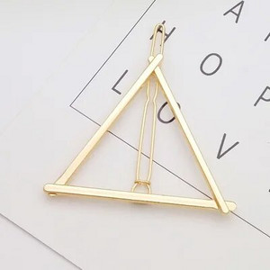 Moda multi-stil dragoste simplă clemă de păr ace din metal geometric din aliaj brățară de păr Moon hairgrip bareta fete accesoriu de păr pentru femei