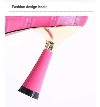 2022 г. Нови дамски розови помпи Луксозни дизайнерски метални заострени обувки с плитка уста Единични обувки с високи токчета Дамски зелени парти обувки