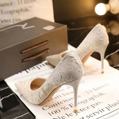 2023 Pantofi de damă de modă Pantofi de bază pentru femei cu tocuri înalte pantofi sexy de petrecere pentru femei cu tocuri subțiri cu țeapă pantofi de damă de înaltă calitate