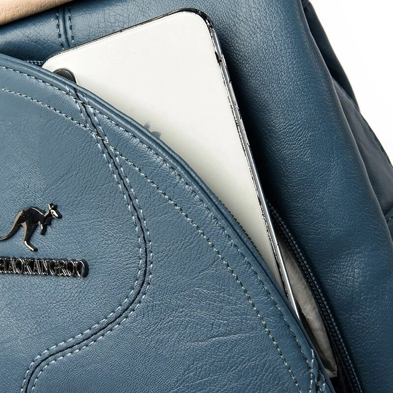 Sieviešu ādas mugursomas Rāvējslēdzējs Sieviešu krūšu soma Ceļojumu mugursoma Sieviešu soma Mochilas skolas somas pusaudžu meitenēm Sac A Dos