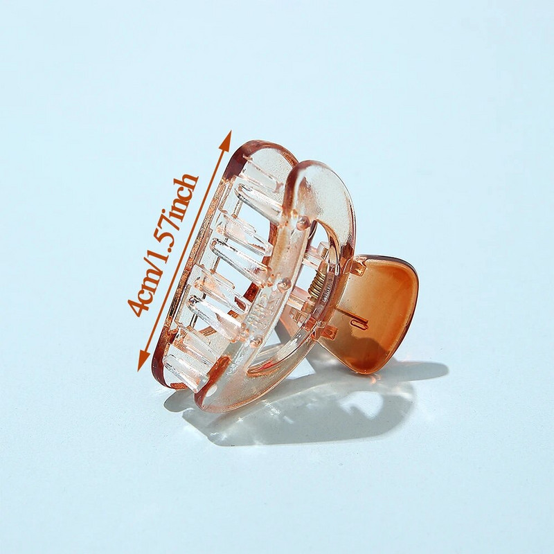 2023. gada modernas gradienta mazas melnas krabju matu sprādzes sievietēm, meitenēm, mini pusloku haizivs matu spīlēm matu aksesuāri