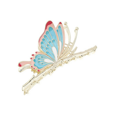Fashion Butterfly Hair Clip Geometric Hair Claw Grab Μεταλλικά αξεσουάρ μαλλιών για γυναίκες Μοντέρνα καλύμματα κεφαλής