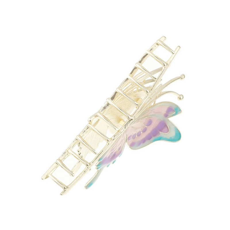 Modes Butterfly matu sprādzes ģeometriski matu spīlēm, metāla matu aksesuāri sievietēm Modernas galvassegas