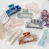 Acetate Hair Claw Clips για γυναίκες Κορίτσια Hair Claws Crab Barrettes Chic φουρκέτες Styling Claw Clip Fashion Αξεσουάρ για τα μαλλιά
