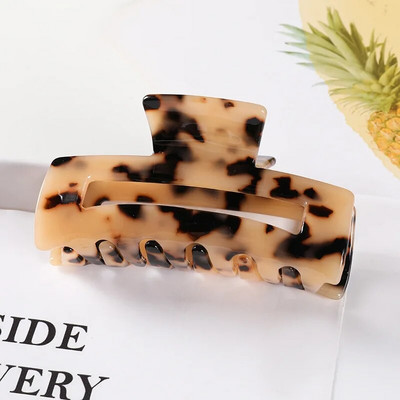 Vintage Clip Crab Hair Clip Γυναικείο κλιπ μαλλιών Απλή γεωμετρία Acetate Hair Claw Κλιπ μαλλιών για κορίτσια Αξεσουάρ μαλλιών Barrettes μαλλιών