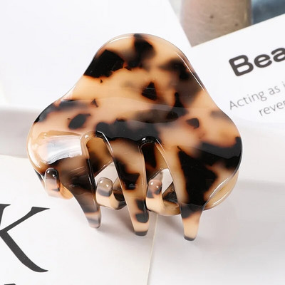 Vintage Clip Crab Hair Clip Γυναικείο κλιπ μαλλιών Απλή γεωμετρία Acetate Hair Claw Κλιπ μαλλιών για κορίτσια Αξεσουάρ μαλλιών Barrettes μαλλιών