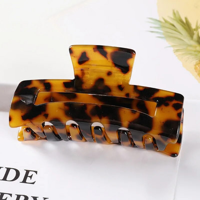 Vintage Clip Crab Hair Clip Γυναικείο κλιπ μαλλιών Απλή γεωμετρία Acetate Hair Claw Κλιπ μαλλιών για κορίτσια Αξεσουάρ μαλλιών Barrettes μαλλιών
