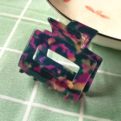 Vintage Clip Crab Hair Clip Γυναικείο κλιπ μαλλιών Απλή γεωμετρία Acetate Hair Claw Κλιπ μαλλιών για κορίτσια Αξεσουάρ μαλλιών Barrettes μαλλιών